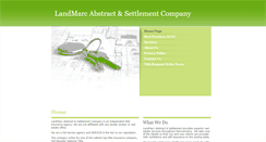 Desktop Screenshot of landmarcabstract.com